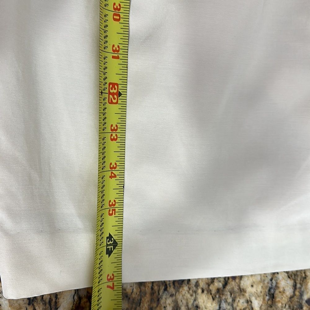 Glint One Ivory Shoulder Cotton Silk Blend Cocktail Dress Size 14 - Picture 10 of 13